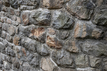 monumental wall from big old stones