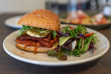 food on a plate