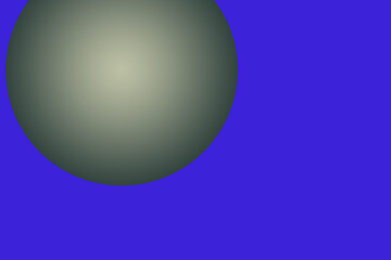 abstract blue sphere