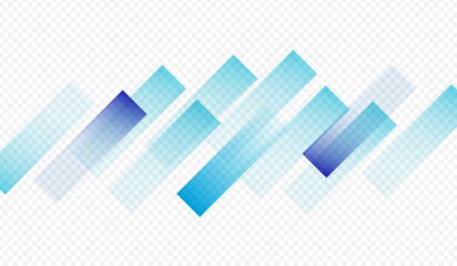 Light Element Vector Transparent Background. Blue