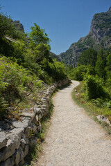 Senda del Cares, from Cain to Poncebos, in Picos de Europa, Cantabria, Spain.