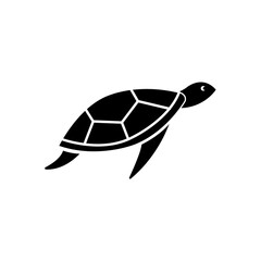turtle icon logo vector design template