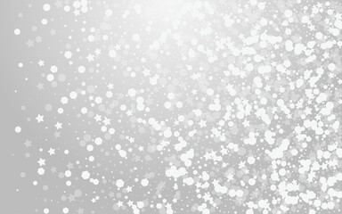 Overlay Dots Vector Grey Background. White Magic