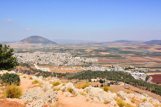 Mount Precipice overlooking Megiddo, Nazareth, Israel