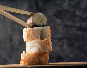 Sushi warzywne  - obrazy, fototapety, plakaty