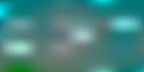 Light blue, green vector blur layout.