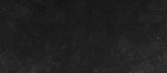 Black cement wall texture, wide panoramic view