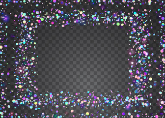 Carnival Glare. Neon Tinsel. Pink Disco Confetti. Hologram Texture. Fantasy Foil. Crystal Art. Metal Design. Party Multicolor Backdrop. Blue Carnival Glare