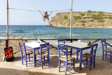 Sea food restaurant by the sea