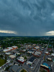 Whitefish Storm Aerial