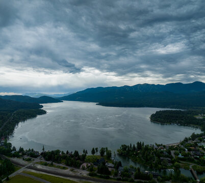 Whitefish Lake Storm Aerial