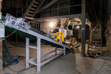 Cement packaging, bagging and stacking machine