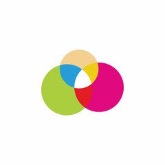 circle full color logo design