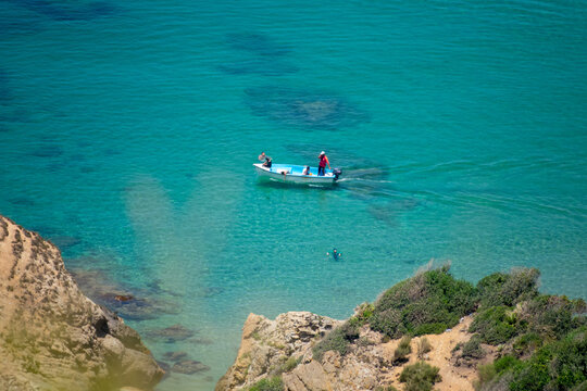 Scenic view from Tamanart Beach in Collo, Algeria