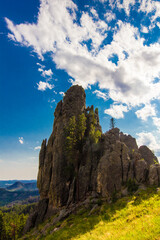 View from the Needles Highway in Summer, South Dakota