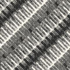 Monochrome Distressed Knit Textured Diagonal Striped Pattern