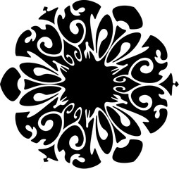 Flower Icon illustration on white background 1.eps