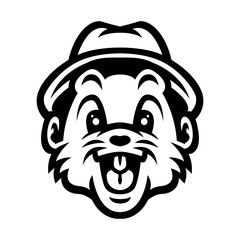 capybara close up line art