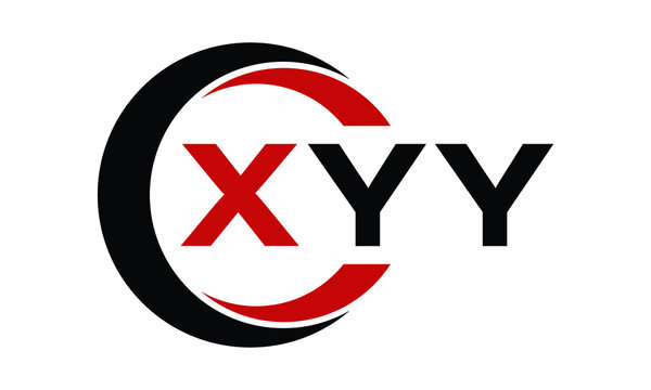 XYY swoosh three letter logo design vector template | monogram logo | abstract logo | wordmark logo | letter mark logo | business logo | brand logo | flat logo | minimalist logo | text | word | symbol