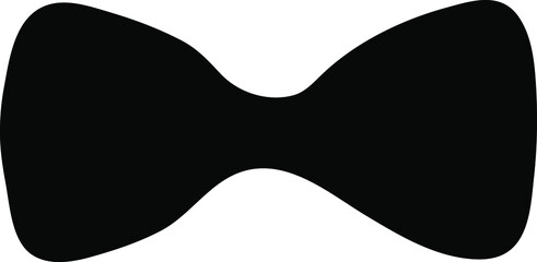 Butterfly tie sign simple icon on background.eps