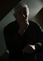 Portrait of an elderly man