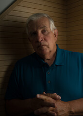 Portrait of an elderly man