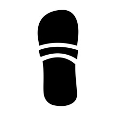 home footwear glyph icon vector. home footwear sign. isolated symbol illustration