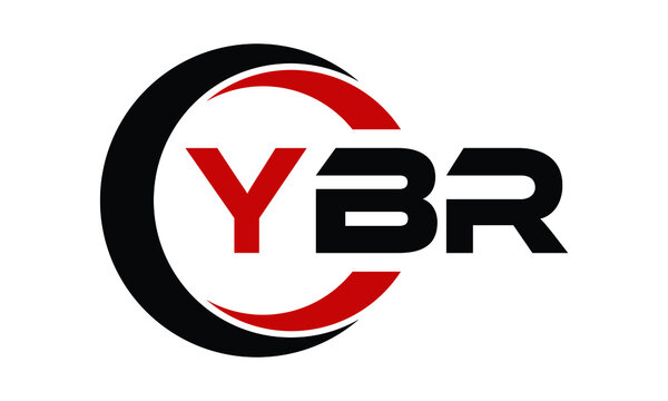 YBR swoosh three letter logo design vector template | monogram logo | abstract logo | wordmark logo | letter mark logo | business logo | brand logo | flat logo | minimalist logo | text | word | symbol