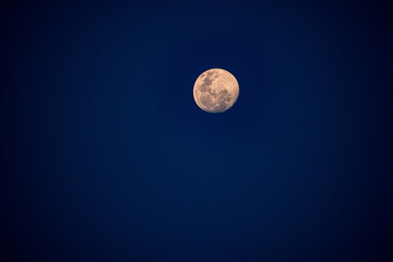 full moon in the night sky © Johanes