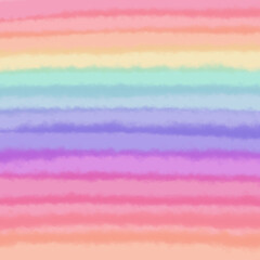 Horizontal rainbow lines. Colorful and soft wet paint. Unicorn abstract background.