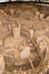 Göbekli Tepe (Gobeklitepe in English), a Neolithic archaeological site near the city of Sanliurfa...