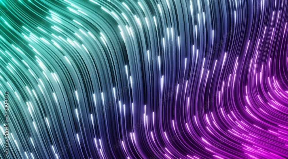 Poster background neon flow lines background.futuristic technology abstract wallpaper with lines for networ