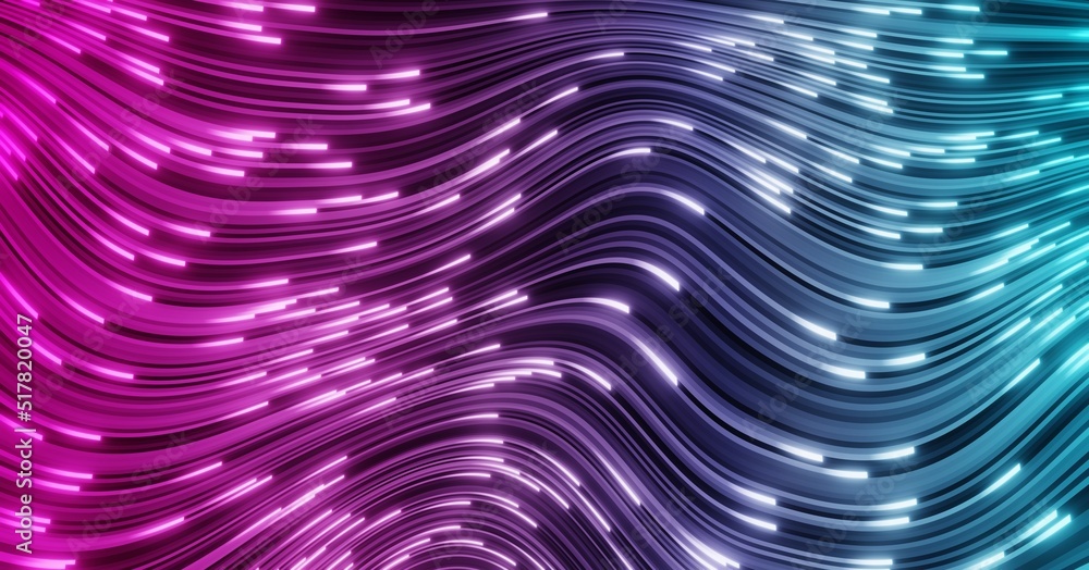Poster background neon flow lines background.futuristic technology abstract wallpaper with lines for networ