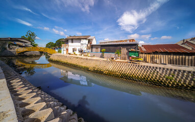 Chiang Mai, Thailand - Juluy 17, 2022: Mae Kha canal is a new famous places in Chiang Mai City,...