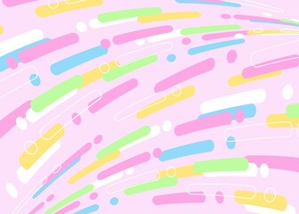 グラフィック背景　カラフル