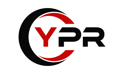 YPR swoosh three letter logo design vector template | monogram logo | abstract logo | wordmark logo | letter mark logo | business logo | brand logo | flat logo | minimalist logo | text | word | symbol - obrazy, fototapety, plakaty