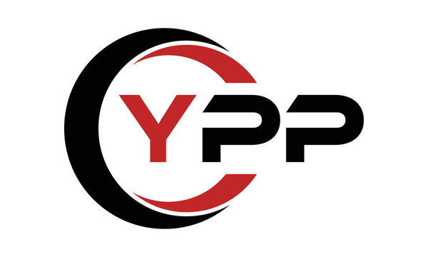 YPP swoosh three letter logo design vector template | monogram logo | abstract logo | wordmark logo | letter mark logo | business logo | brand logo | flat logo | minimalist logo | text | word | symbol