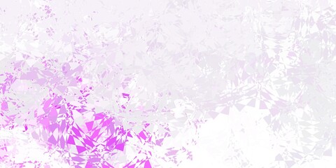 Light purple vector template with triangle shapes.