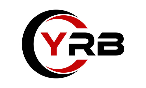 YRB swoosh three letter logo design vector template | monogram logo | abstract logo | wordmark logo | letter mark logo | business logo | brand logo | flat logo | minimalist logo | text | word | symbol