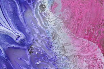 Abstract art background. Hand drawn gouache painting. Color texture.