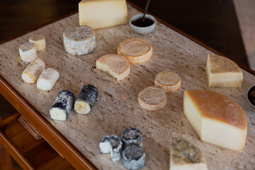 cheese table mobile dining table
