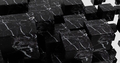 Black marble natural pattern for background, abstract natural marble black and white, black marble square. geometry, high-resolution marble