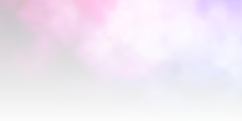 Dark Pink, Yellow vector template with sky, clouds.