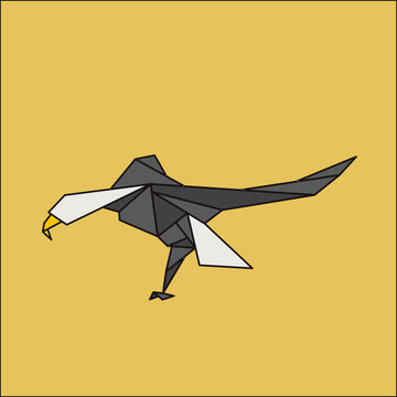flat icon eagle