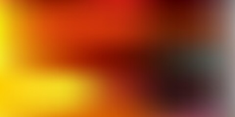 Dark yellow vector gradient blur layout.