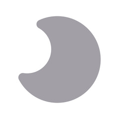 Moon Sign with Two Tone Icon