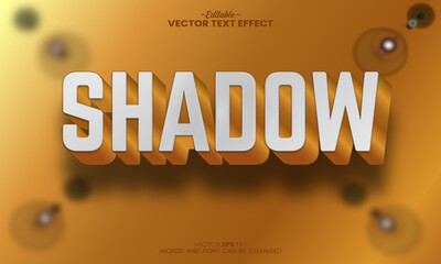 colorful shadow 3d text effect