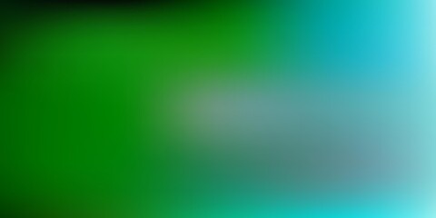 Light blue, green vector blur pattern.