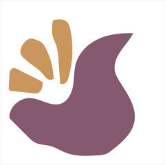 Obraz premium abstract doodle vector illustration element with pastel color