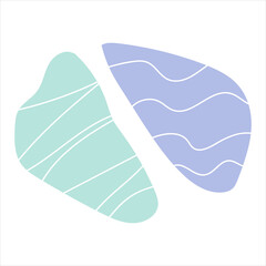 abstract doodle vector illustration element with pastel color